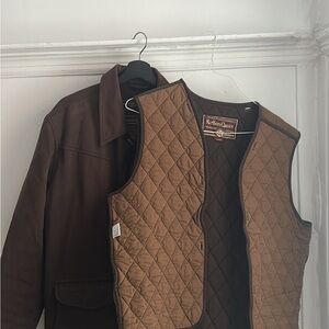Marlboro Western Coat and Brown Quilted Vest